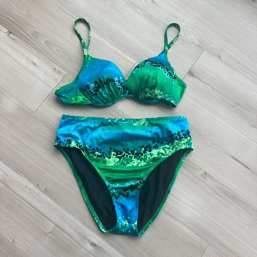 athena 80s high cut brazilian bikini set